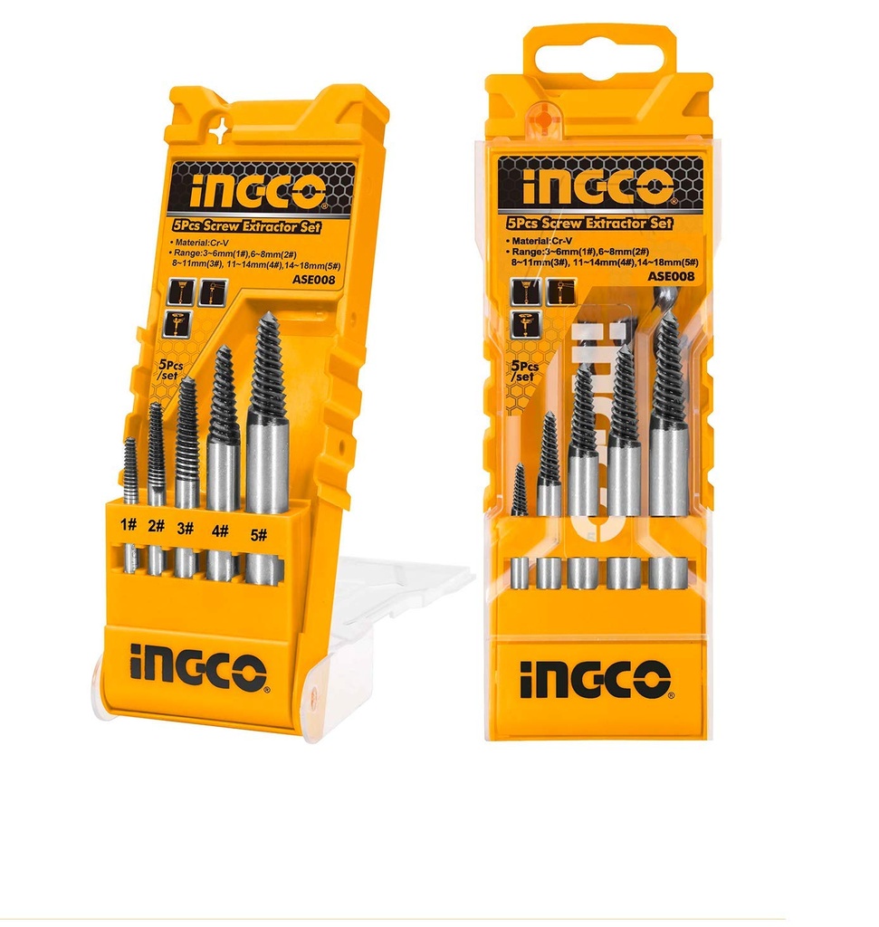 5 PCS SCREW EXTRACTOR SET (ASE008)