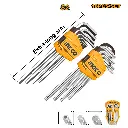 18 PCS HEX KEY &TOXY KEY SET INGCO (HHKSET0181)