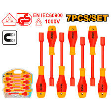 7PCS INSULATED NUT SCREW SET INGCO (HKISD0701)HKISD0701
