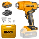 CORDLESS HEAT GUN 20V INGCO (HGLI20025)