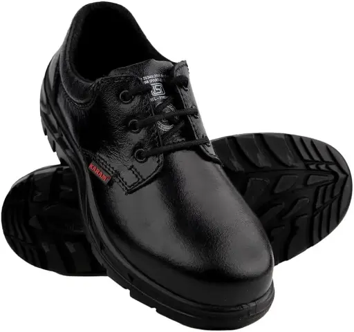 [ToolsMart4026] KARAM SAFETY SHOES BLACK 10 NO (FS05)