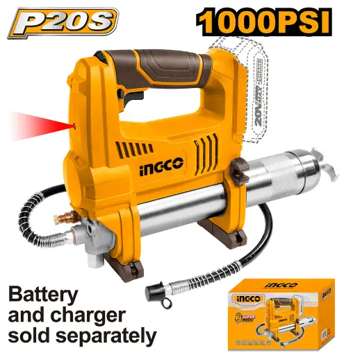 [ToolsMart372] CORDLESS GREASE GUN INGCO (GGLI2010)