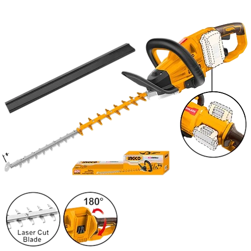 [ToolsMart4873] CORDLESS HEDGE TRIMMER 24" INGCO (CHTLI40028)