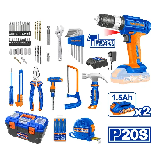 [ToolsMart3550] 119 PCS TOOL SET WADFOW (WDT1B119)