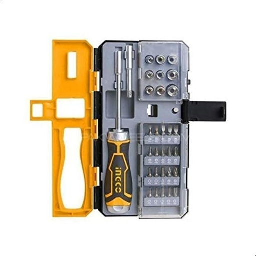 [ToolsMart4769] 33 PCS SCREWDRIVER SET INGCO (HKSDB0338)
