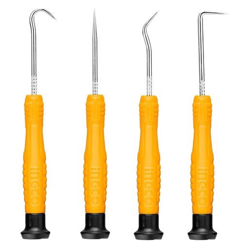 [ToolsMart4536] 4PCS PICK AND HOOK SET INGCO (HKPHS0401)