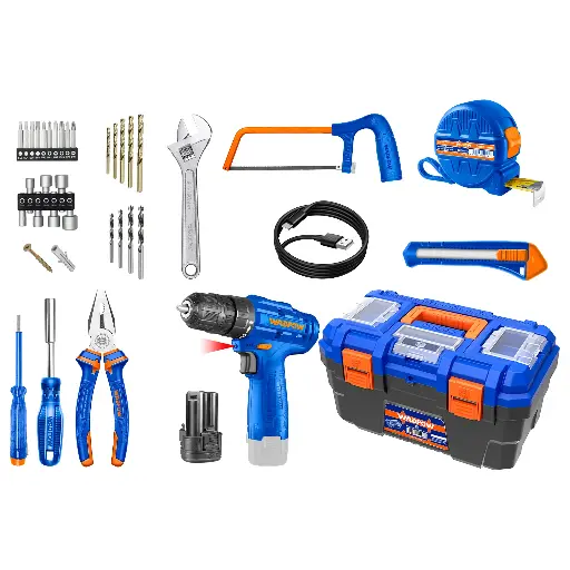 [ToolsMart4250] 77 PCS TOOLS SET WADFOW (WDT1B77)