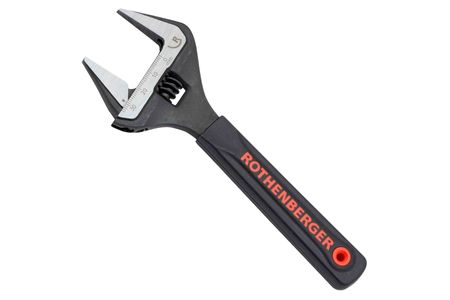 [ToolsMart3861] ADJUSTABLE  WRENCH WIDE JAW 8" ROTHENBERGER  (70460R)