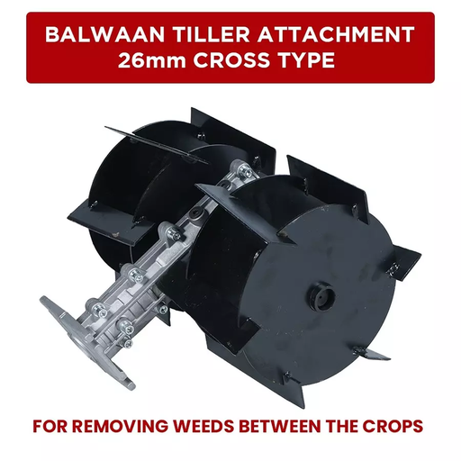[ToolsMart1520] BALWAN TILLER ATTACHMENT 26MM CROSS TYPE