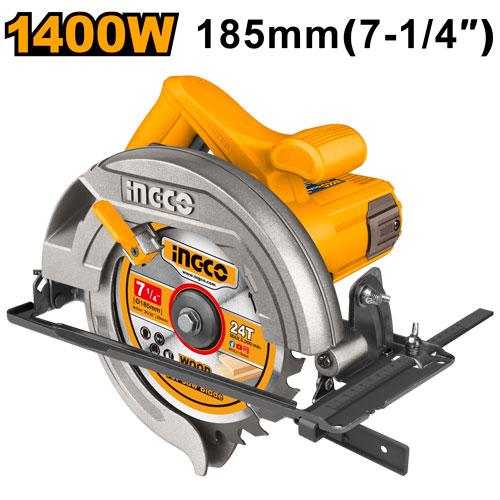 [ToolsMart480] CIRCULAR SAW 7" 1400W INGCO (CS18538)