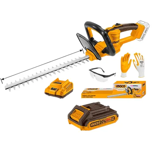 [ToolsMart368] CORDLESS HEDGE TRIMMER 20V INGCO (CHTLI20461)-0%
