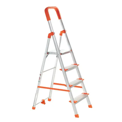 [ToolsMart4745] DOMESTIC ALUMINIUM LADDER 4 STEP
