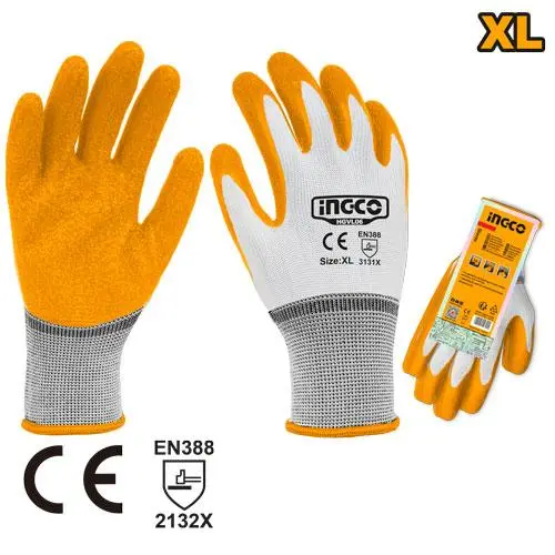 [ToolsMart4157] INGCO LATEX GLOVES (HGVL06)