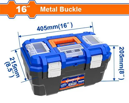 [ToolsMart3304] PLASTIC TOOL BOX 16" WADFOW (WTB3316)