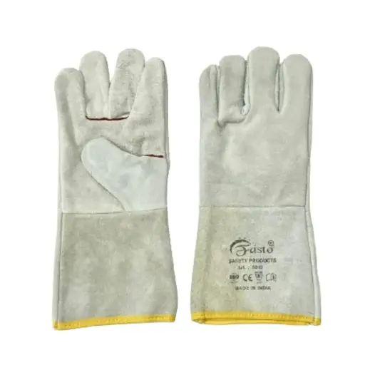 [ToolsMart4571] FASTO LEATHER HAND GLOVES