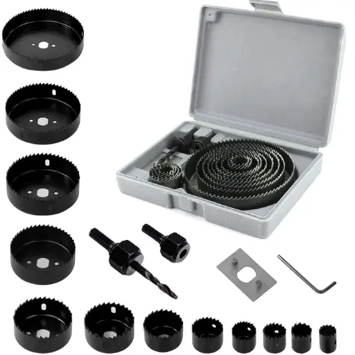 [ToolsMart1221] 16 PCS HOLESAW SET CAMRON PRO